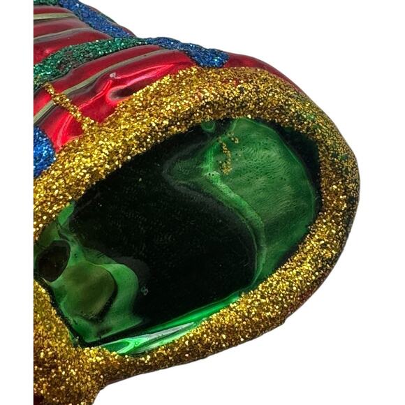 Celebrations by Christopher Radko Festive Bow Ornament Glass 2009 Christmas - Picture 10 of 10